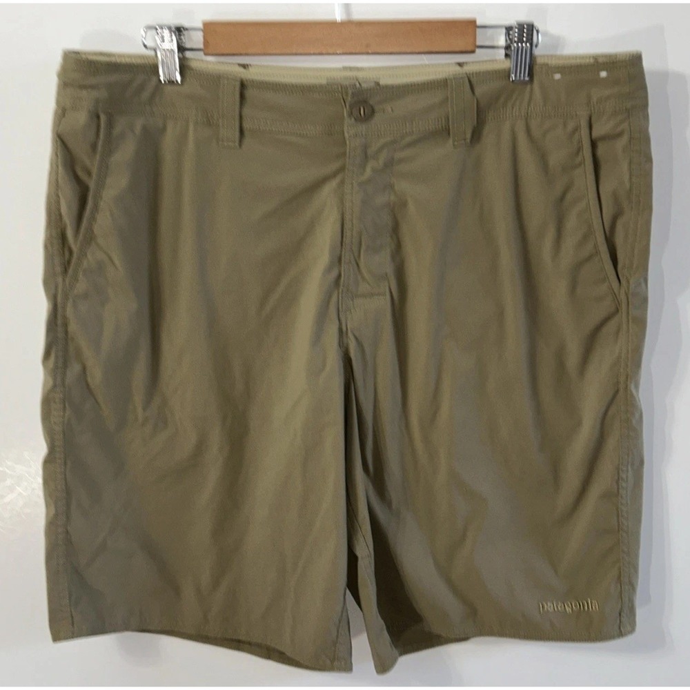 Mens Patagonia Stretch Wavefarer Walk Shorts Sz 38 86641 10" Hiking Clean